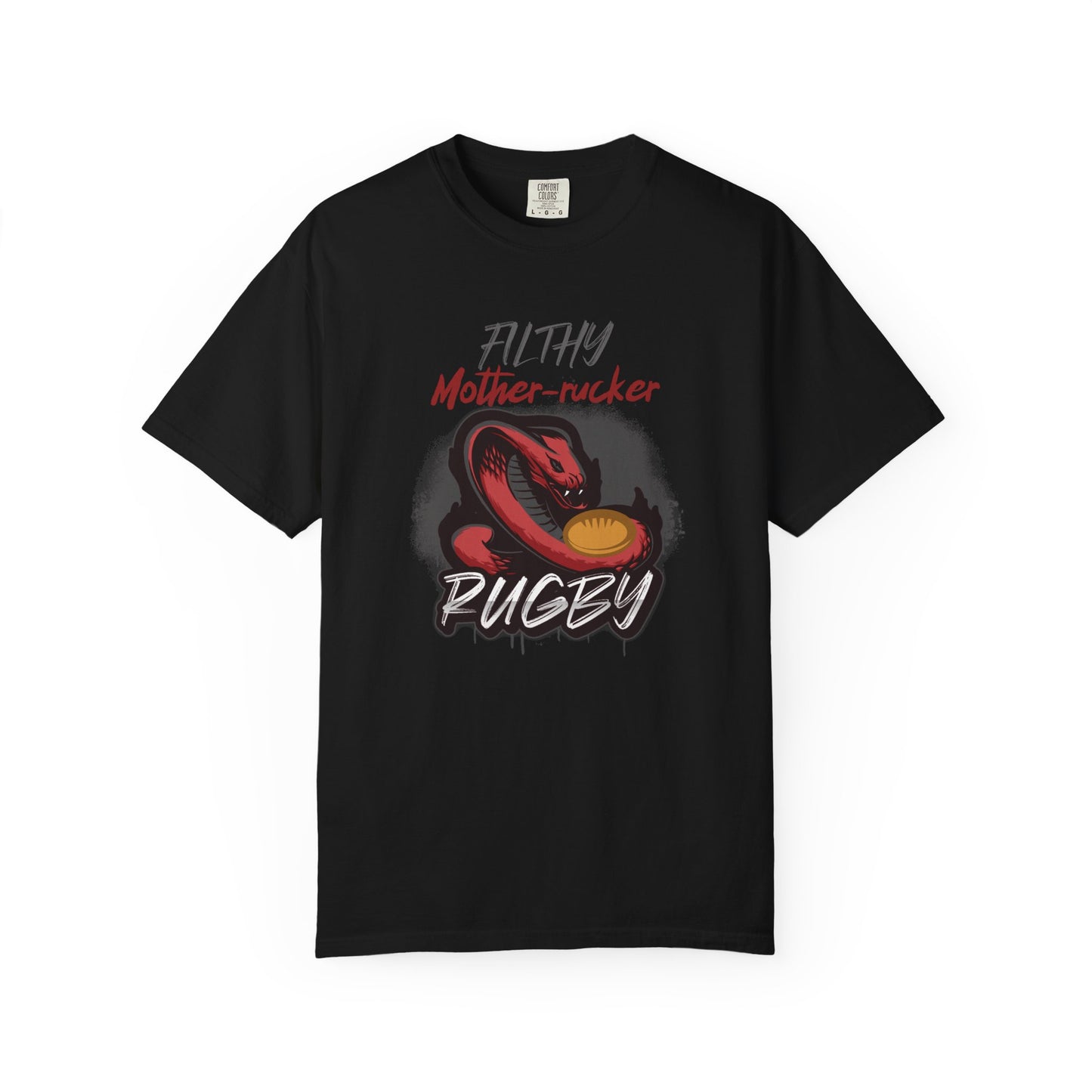 Filthy Mother-rucker Snake Rugby Comfort Colors T-Shirt