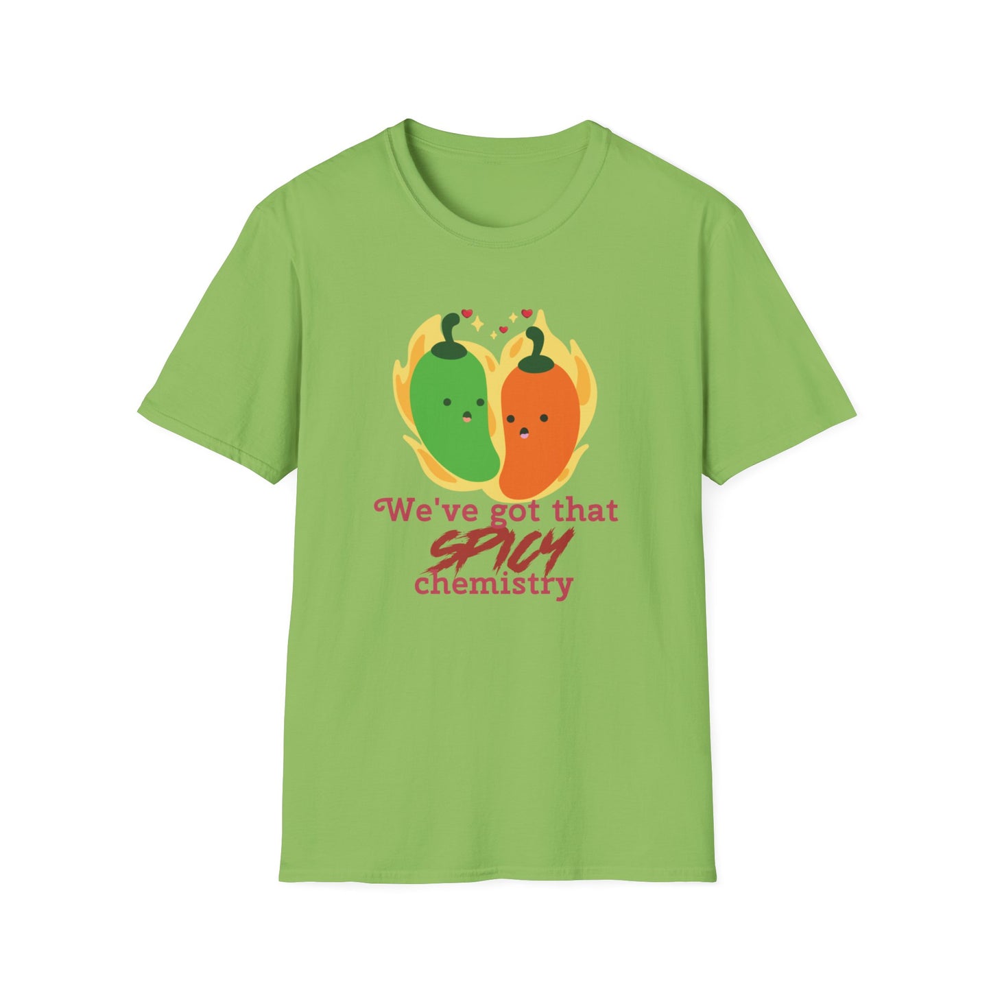 Spicy Chemistry Couples Matching T-Shirts – Fun Couple Gift for Honeymoon, Engagement or Just Because