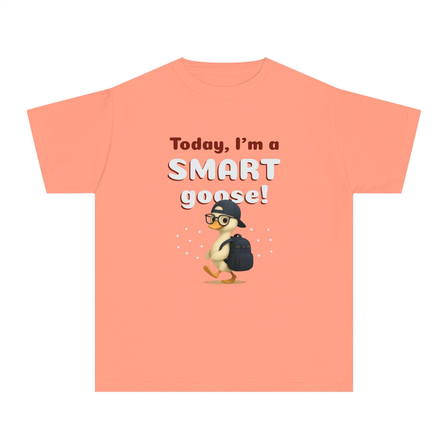 Cute Smart Goose Shirt – Back to School Tee for Toddlers & Youth