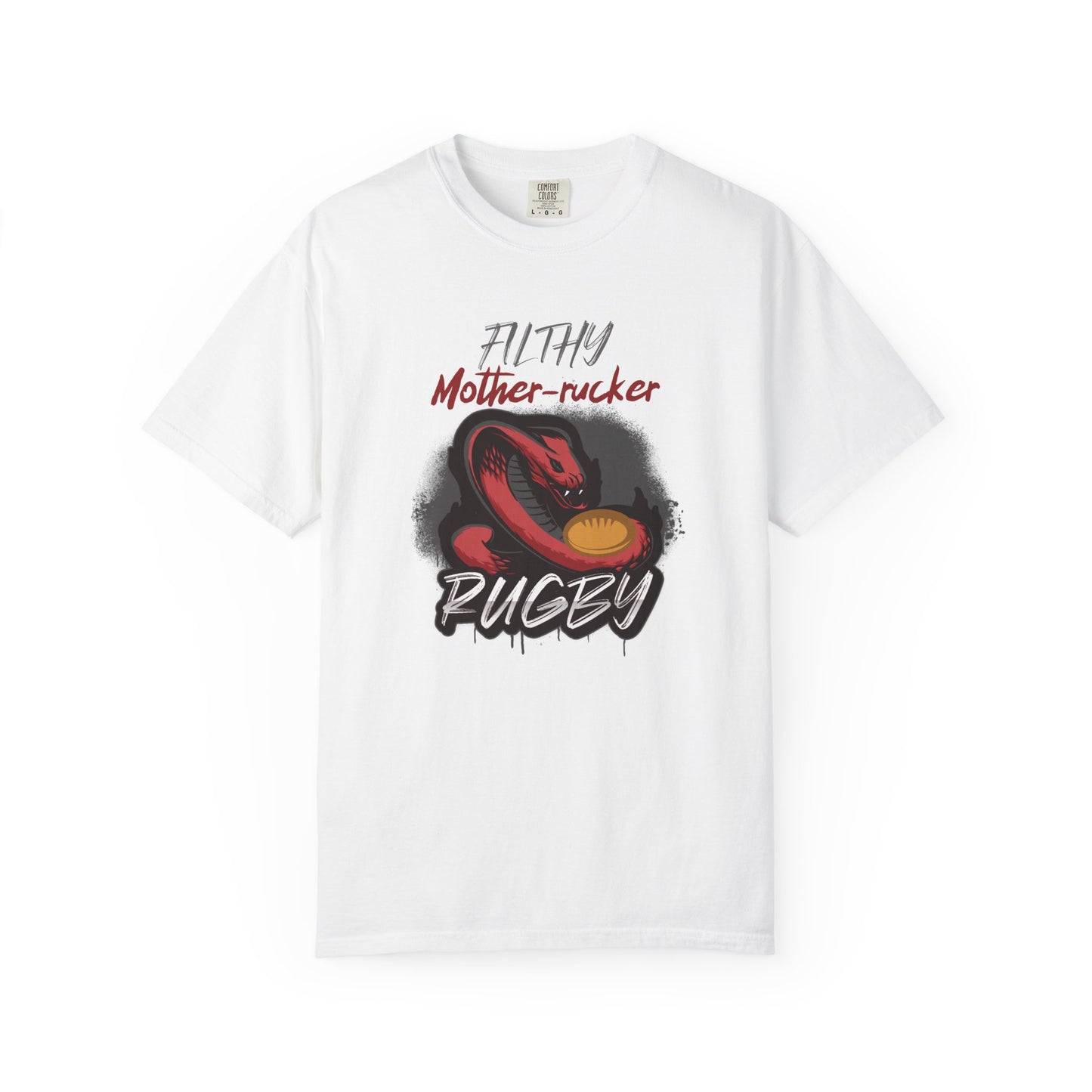Filthy Mother-rucker Snake Rugby Comfort Colors T-Shirt