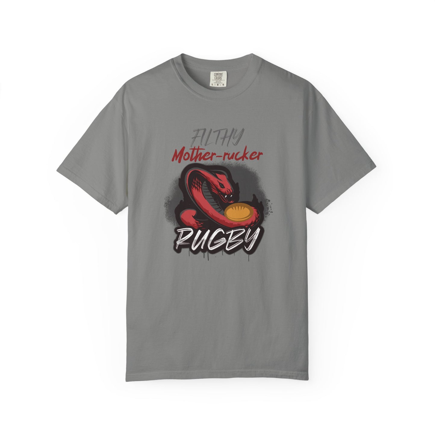 Filthy Mother-rucker Snake Rugby Comfort Colors T-Shirt