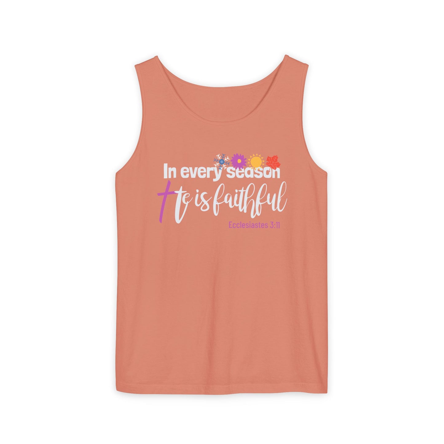 Every Season Faithful Unisex Christian Faith Tank Top