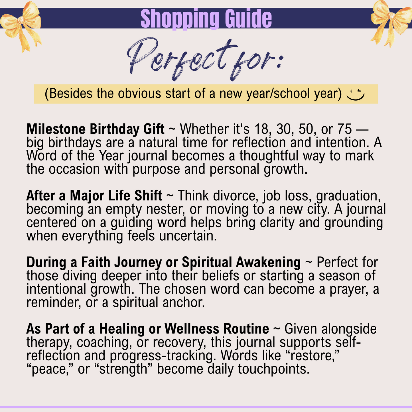 Personalized Back to School Journal with Word of the Year – Custom Teacher or Student Gift