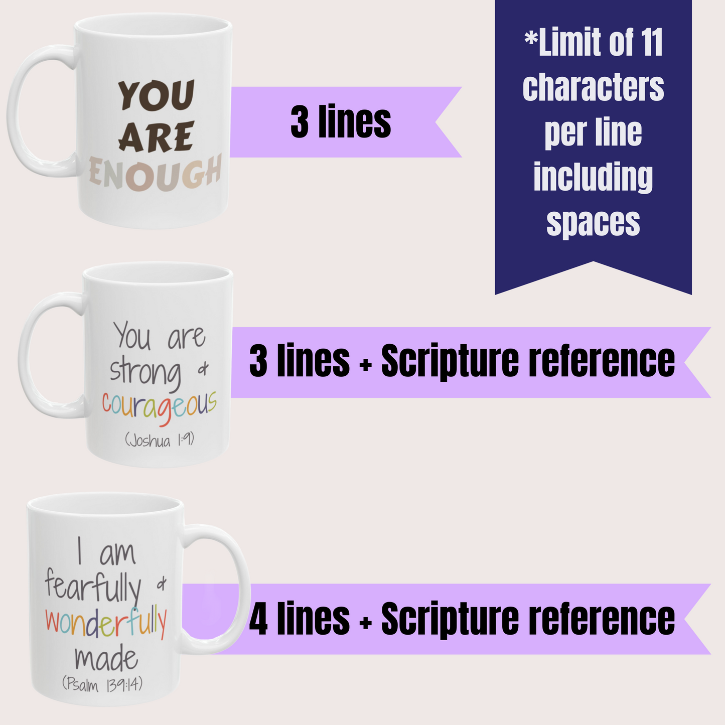 Personalized Affirmation Mugs – Meaningful Gifts for Strength & Healing