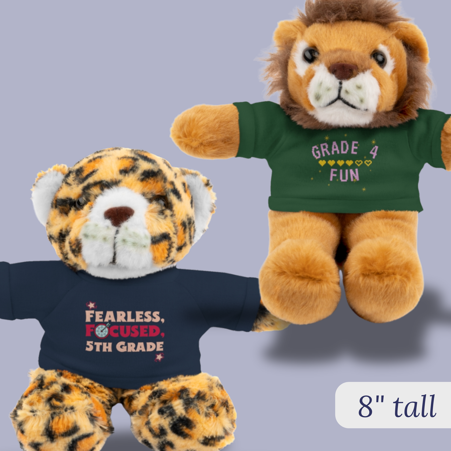 School Day Buddies Stuffed Animal – Gift for Kindergarten to 5th Grade Students