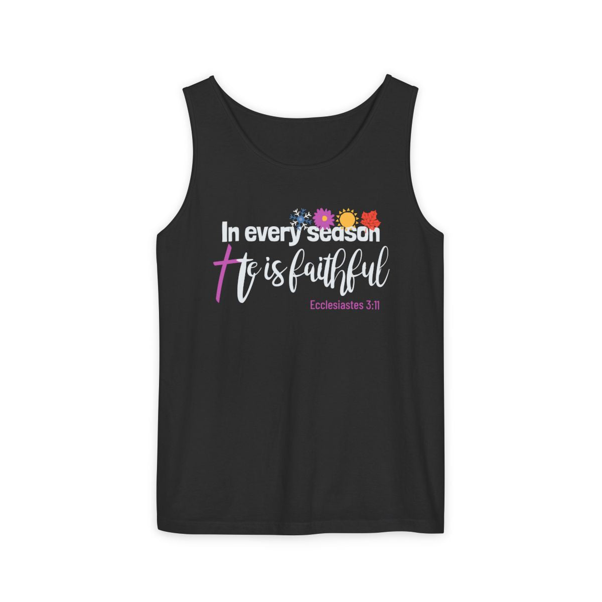 Every Season Faithful Unisex Christian Faith Tank Top