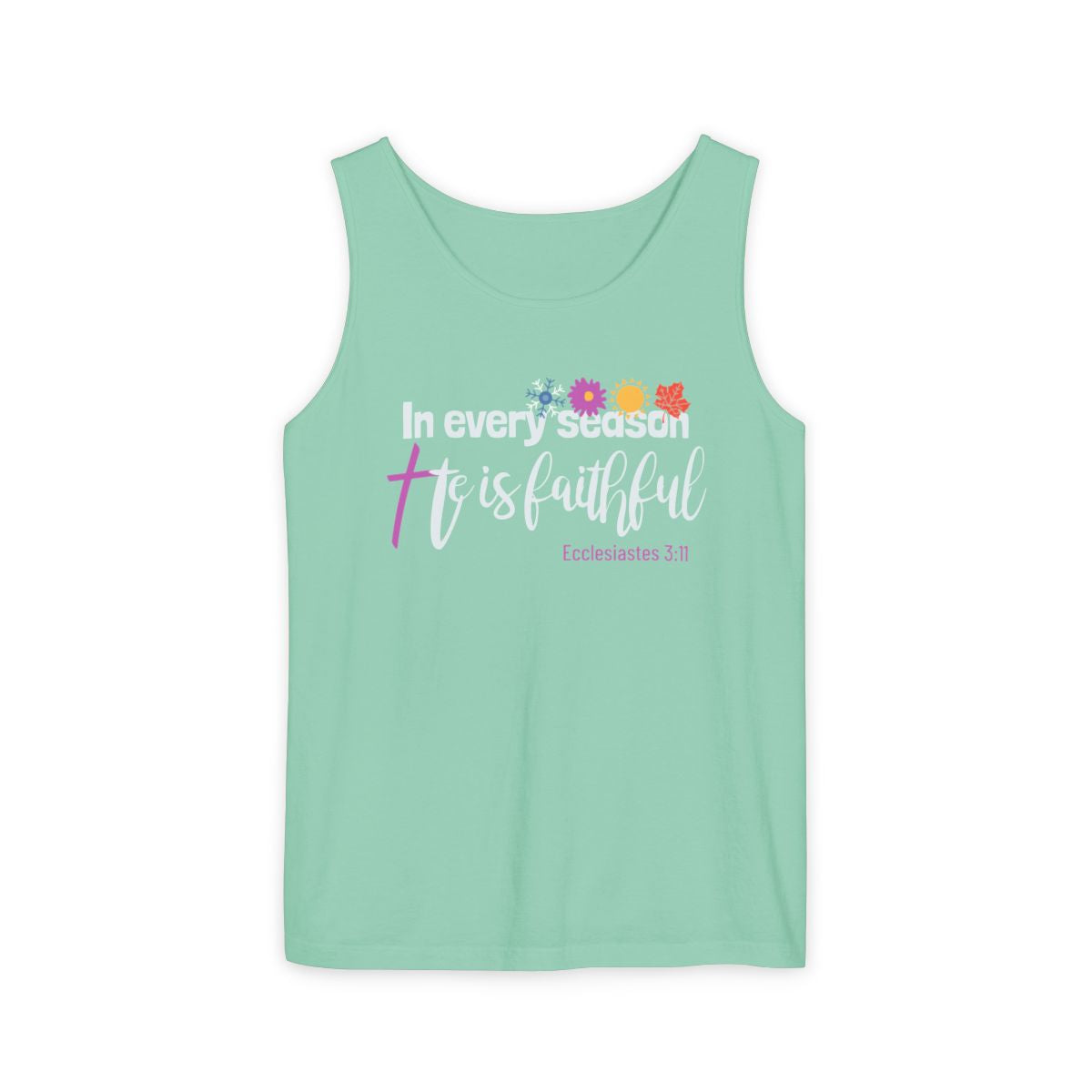 Every Season Faithful Unisex Christian Faith Tank Top