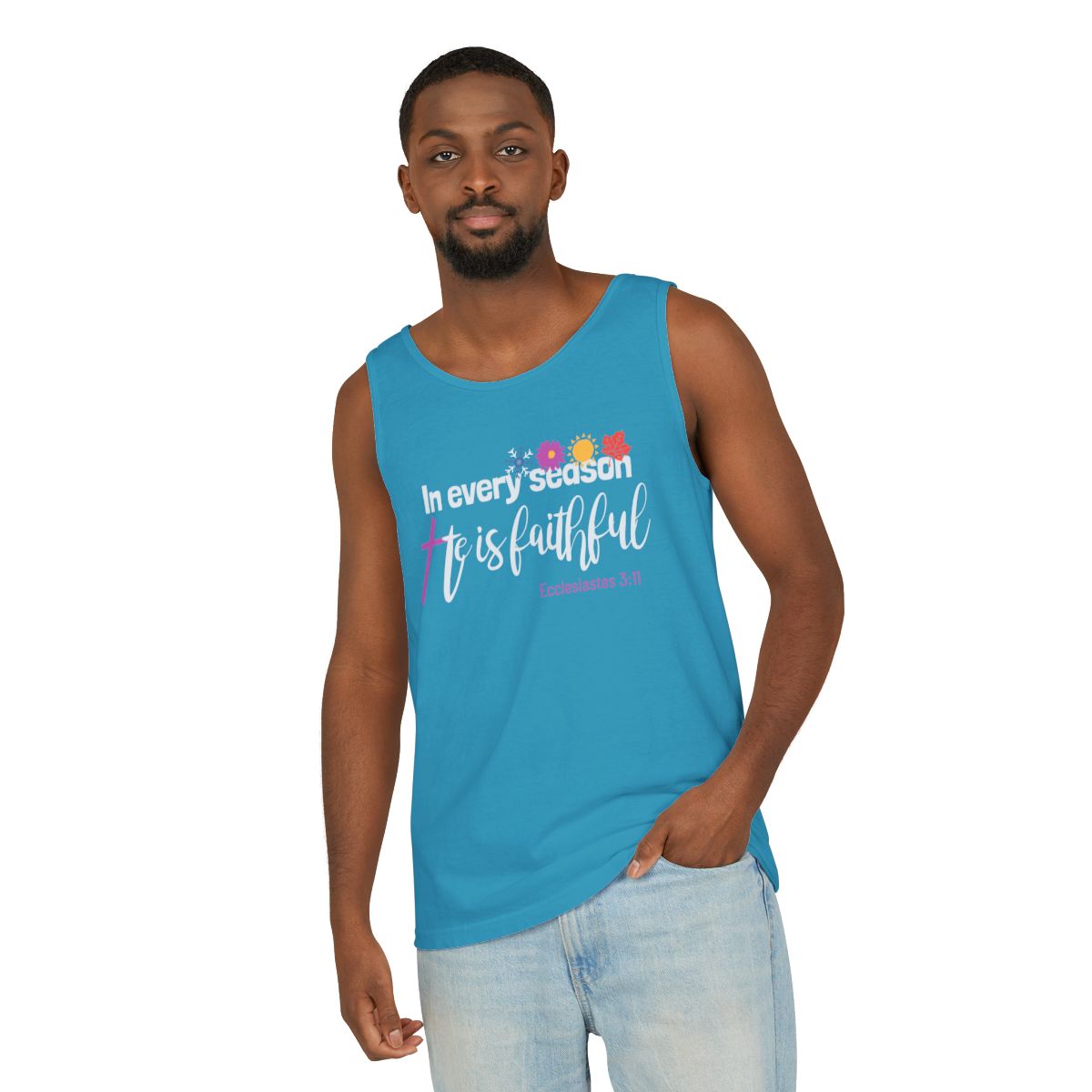 Every Season Faithful Unisex Christian Faith Tank Top
