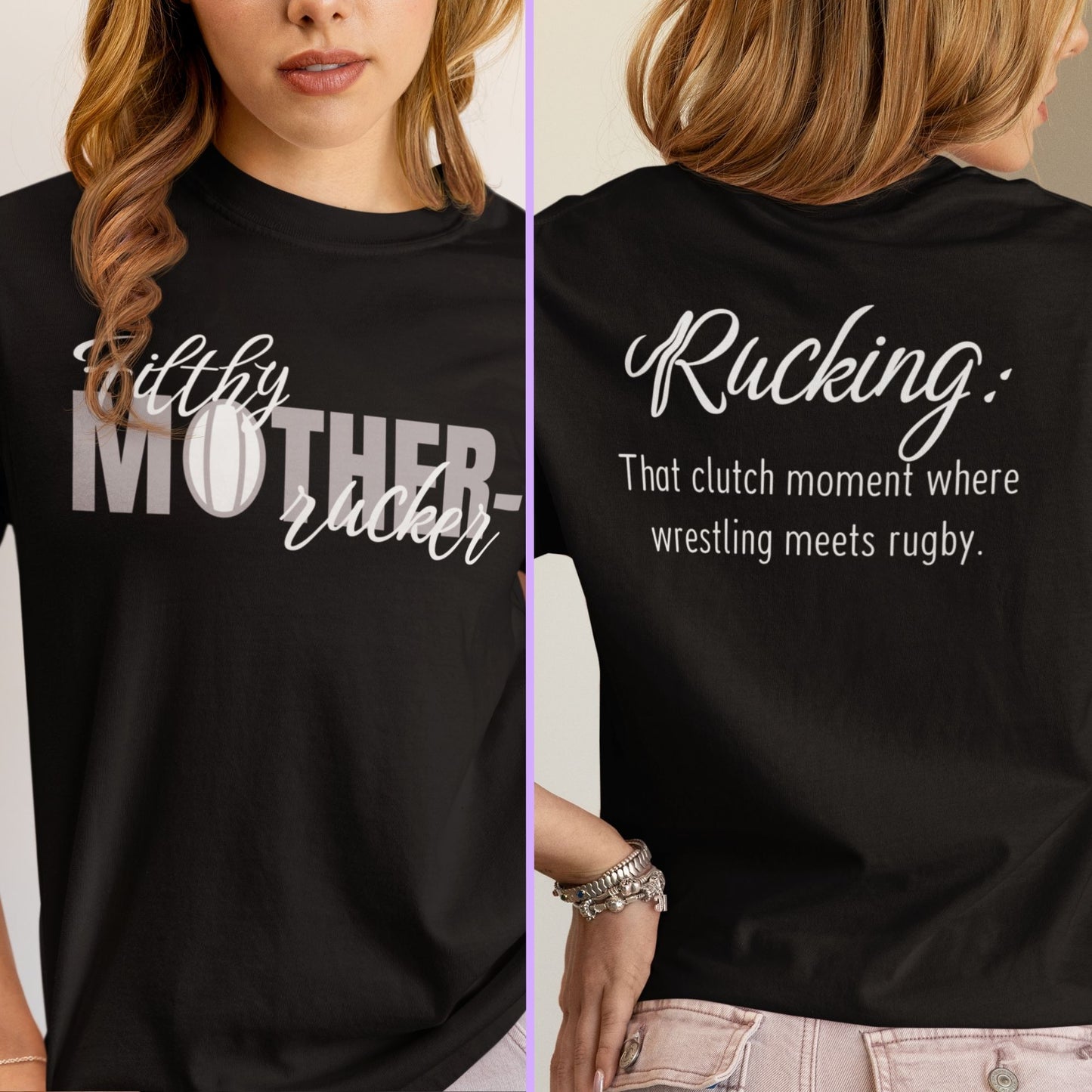 Filthy Mother-rucker Funny Rugby Design Unisex T-Shirt