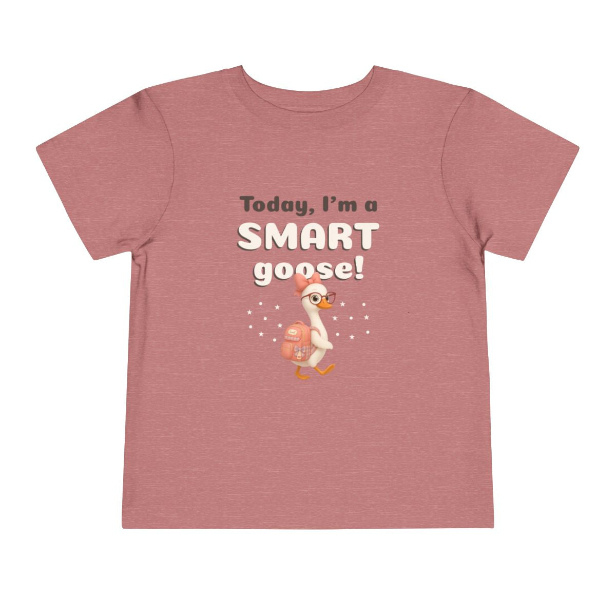 Cute Smart Goose Shirt – Back to School Tee for Toddlers & Youth