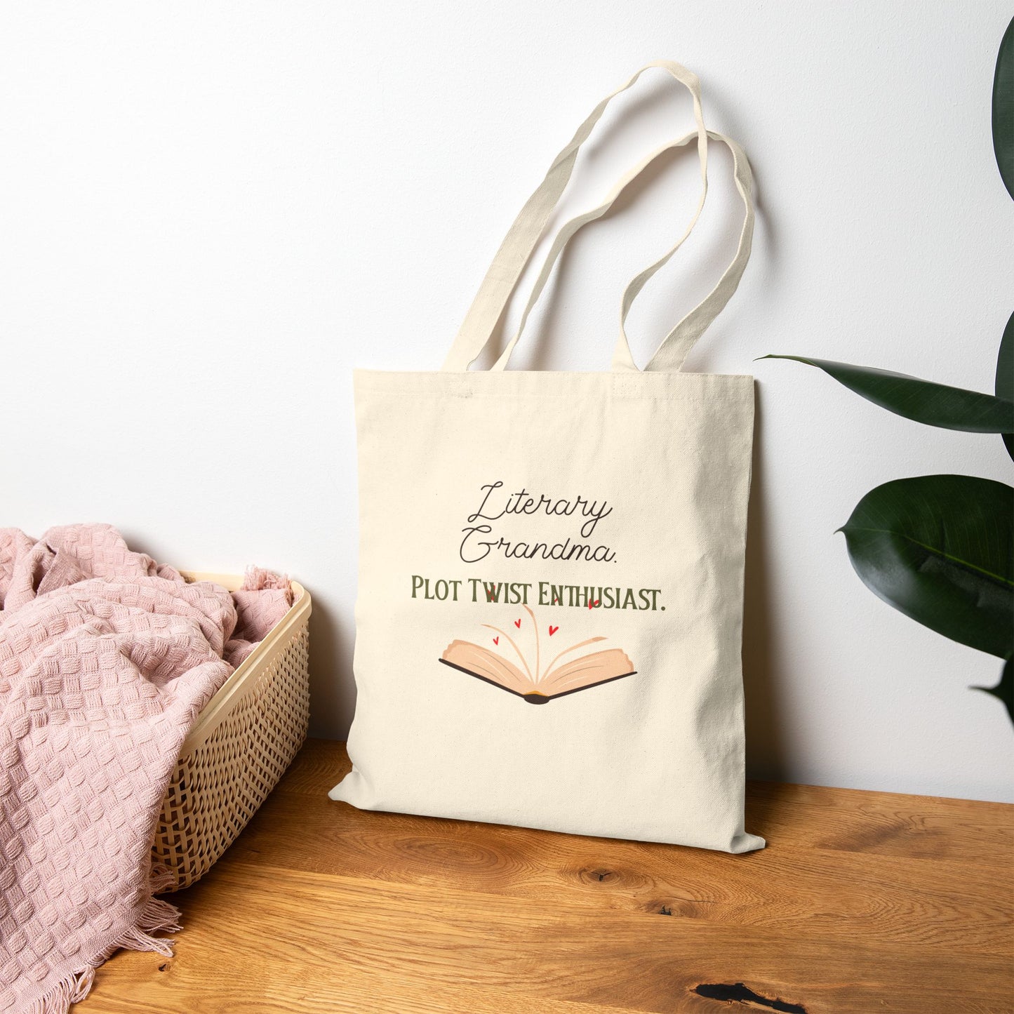 Personalized Bookish Bookish Canvas Tote - Gifts for Book Enthusiasts
