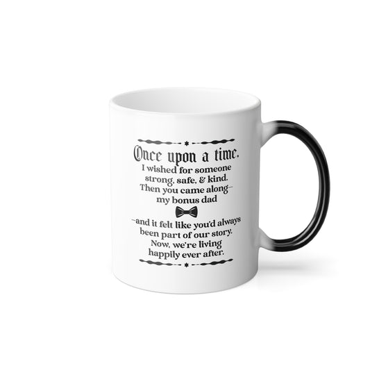 Bonus Dad Gift Mug – Heat Reveal Coffee Cup with Sentimental Message