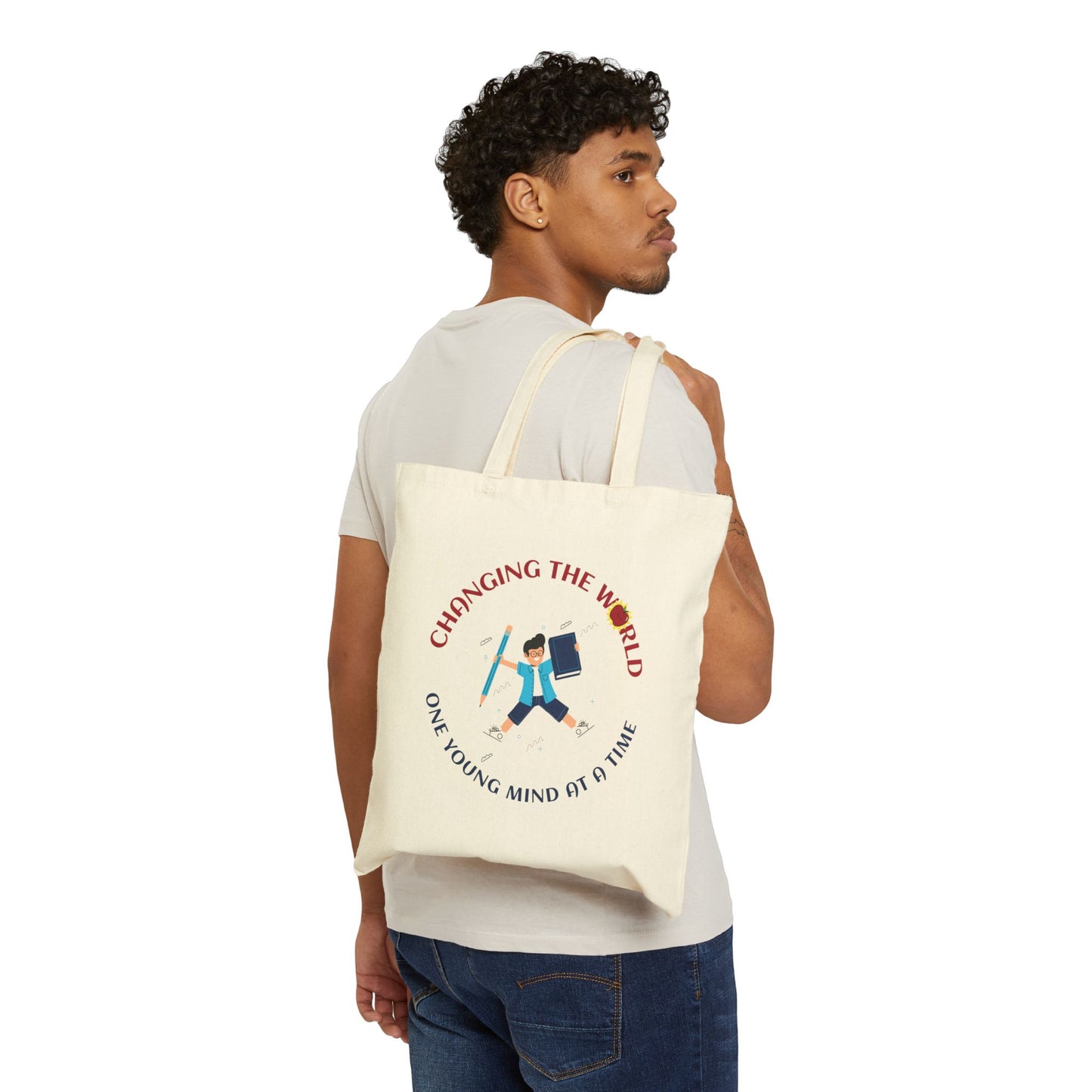 Back to School Teacher Tote – Teacher Gift with 4 Inspirational Designs