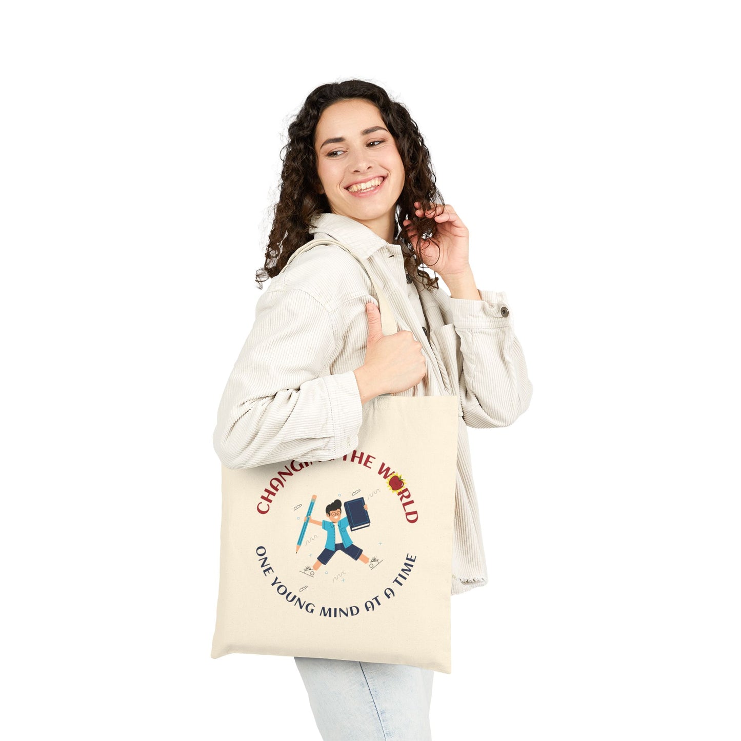 Back to School Teacher Tote – Teacher Gift with 4 Inspirational Designs