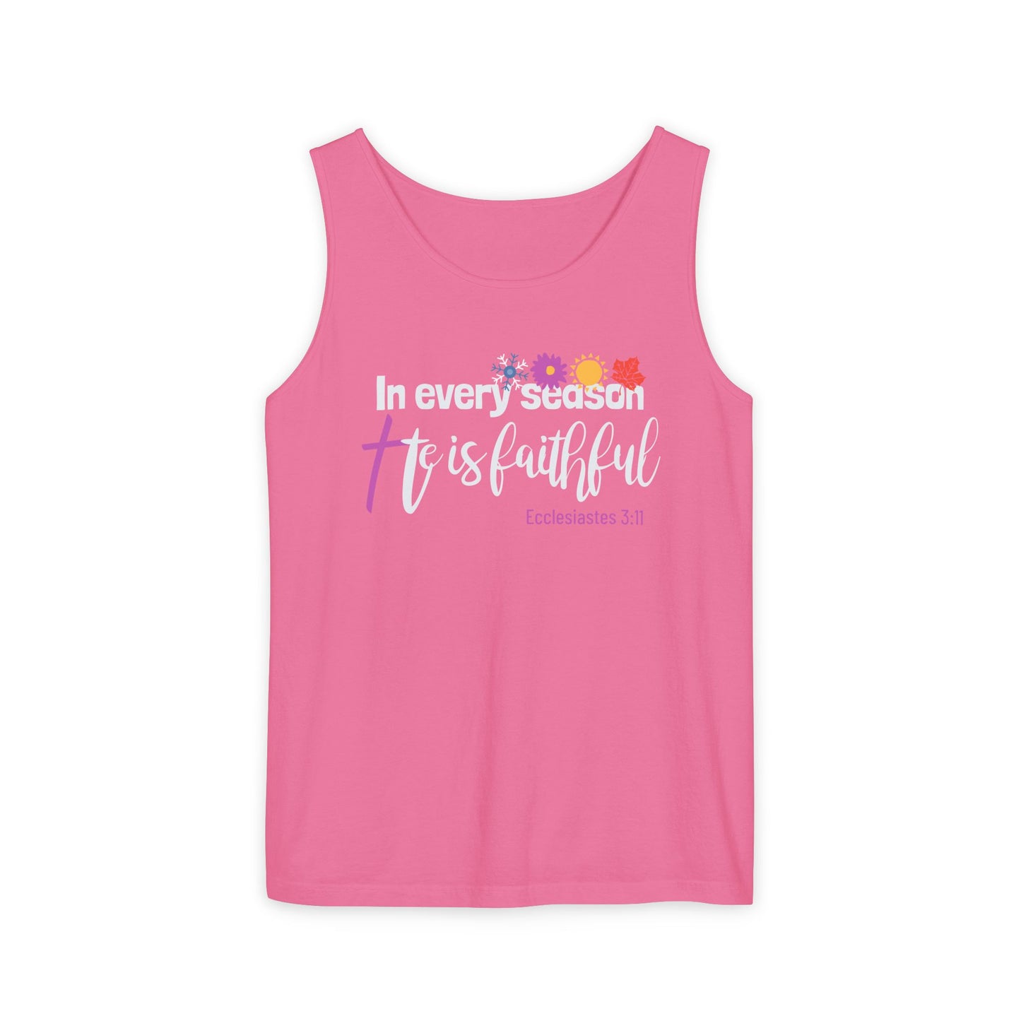Every Season Faithful Unisex Christian Faith Tank Top