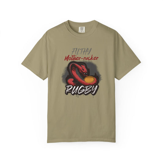 Filthy Mother-rucker Snake Rugby Comfort Colors T-Shirt