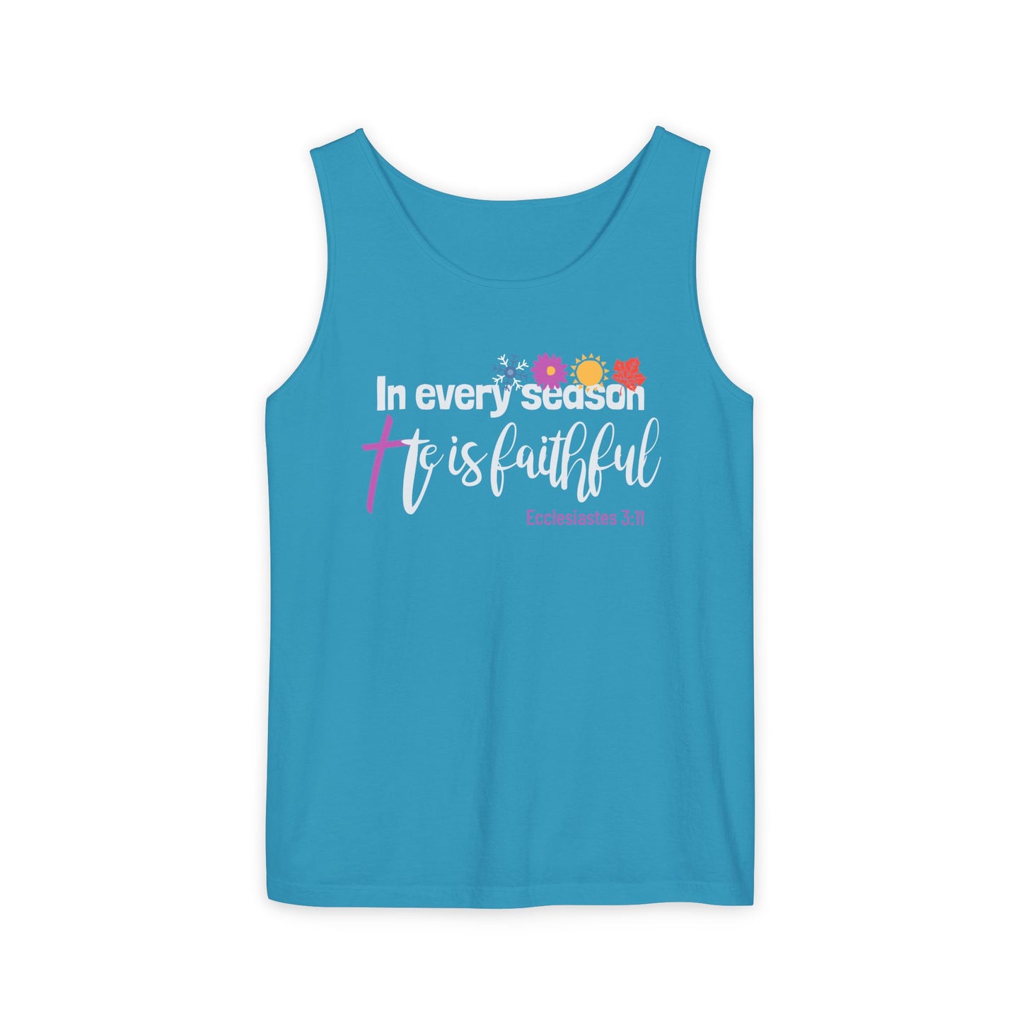 Every Season Faithful Unisex Christian Faith Tank Top