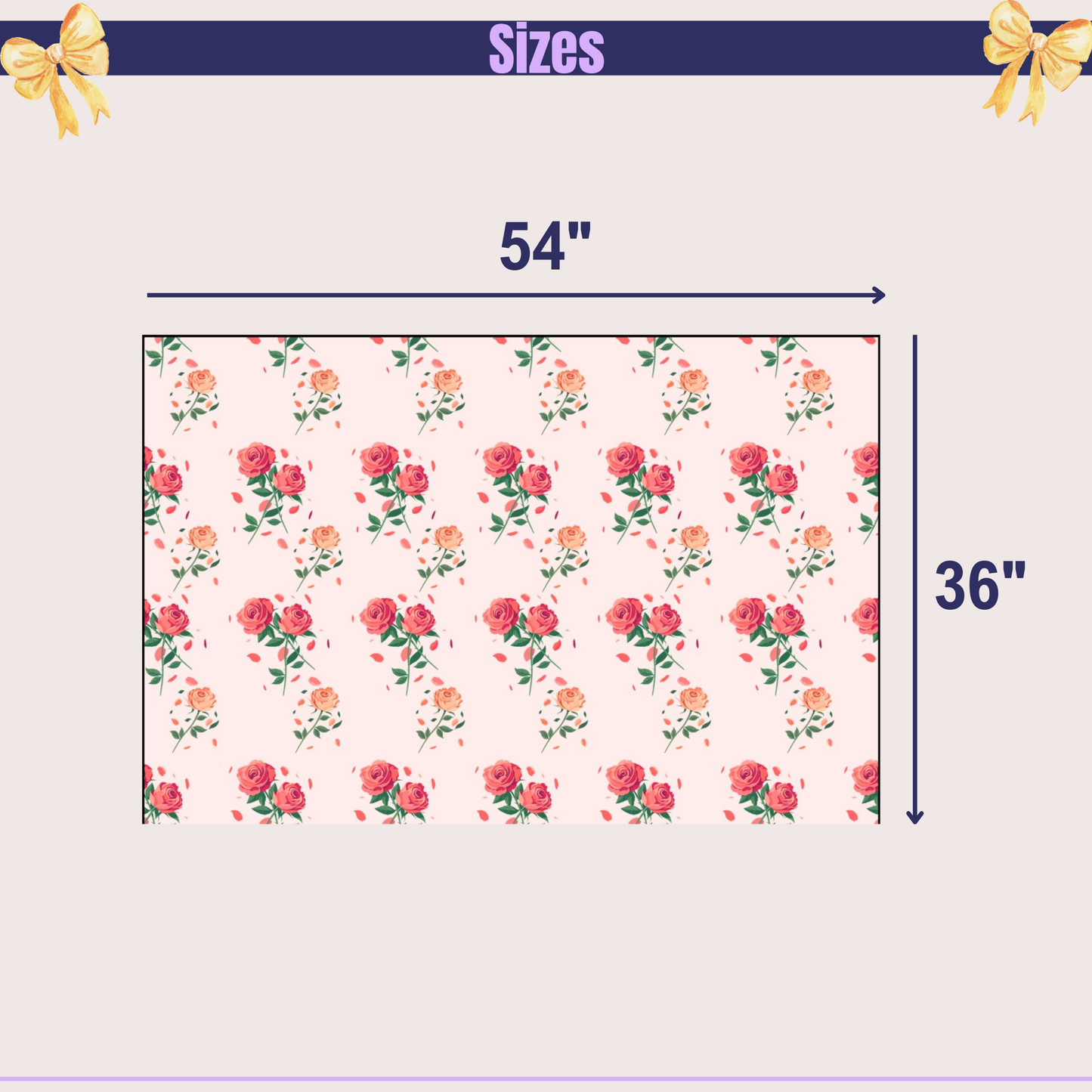 Romantic Rose Fabric – Vintage-Inspired Floral Cotton by the Yard