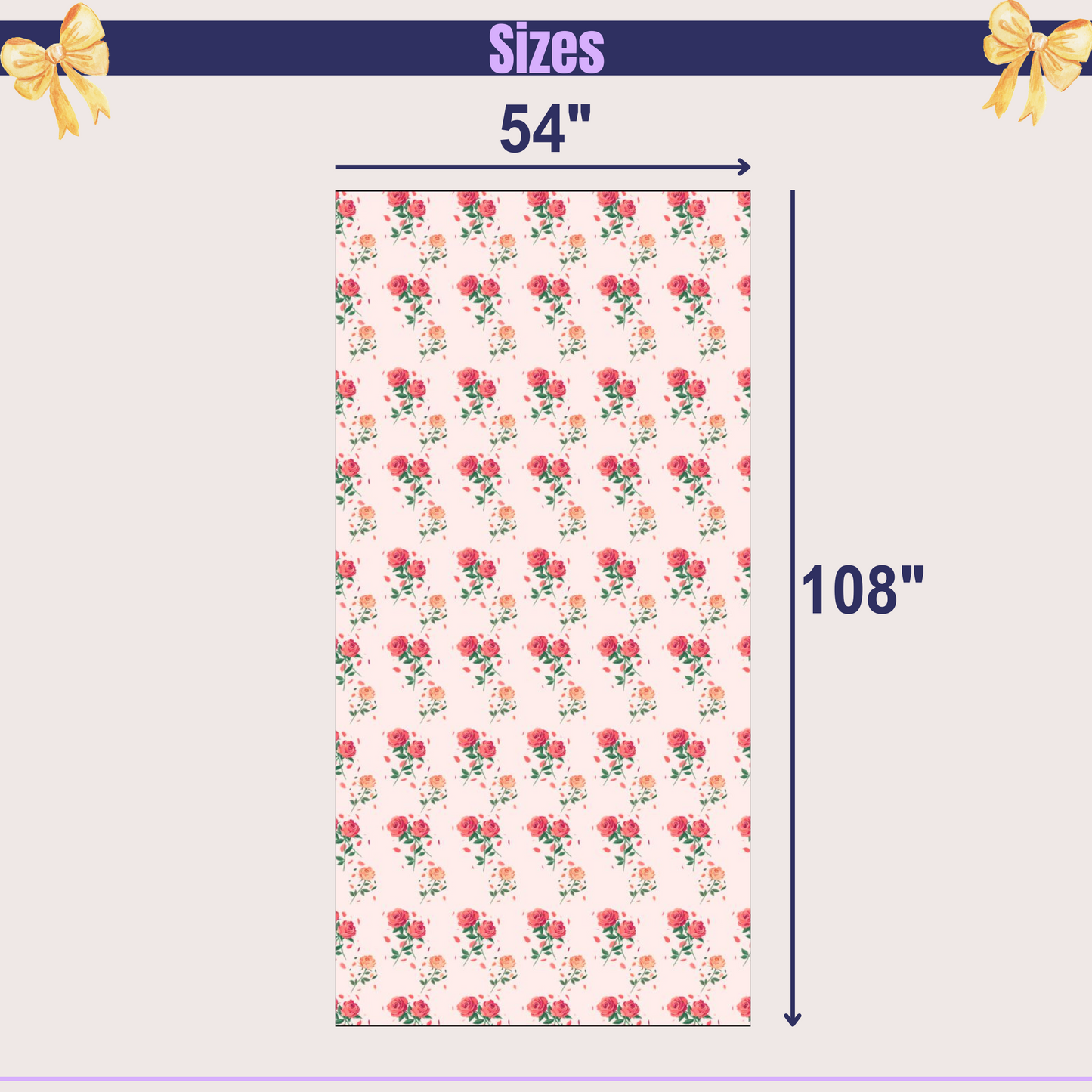 Romantic Rose Fabric – Vintage-Inspired Floral Cotton by the Yard