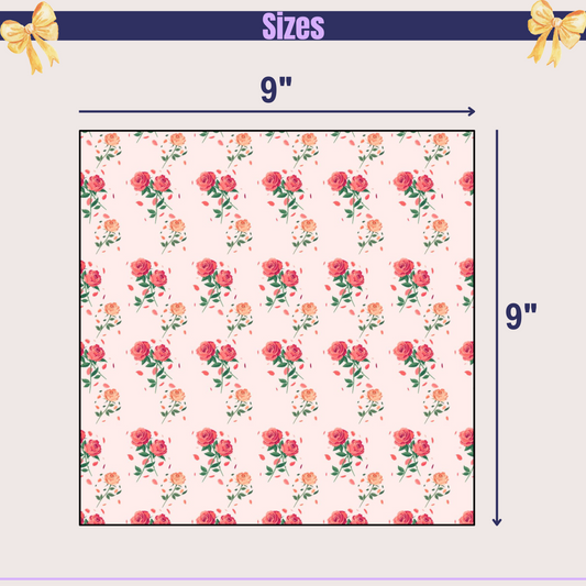 Romantic Rose Fabric – Vintage-Inspired Floral Cotton by the Yard