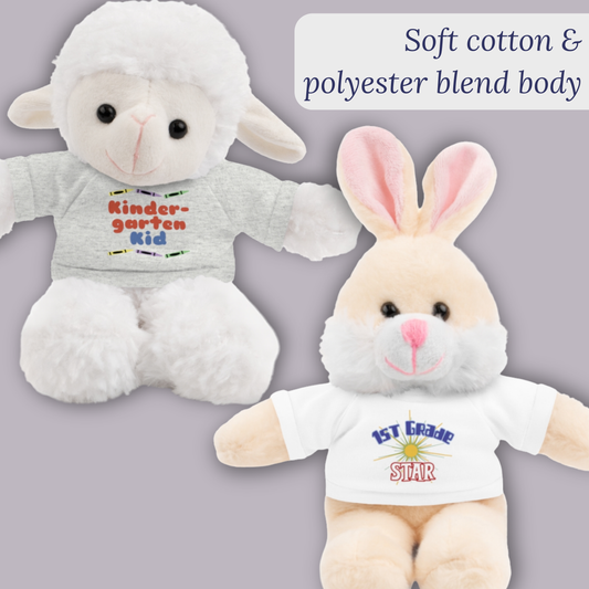 School Day Buddies Stuffed Animal – Gift for Kindergarten to 5th Grade Students