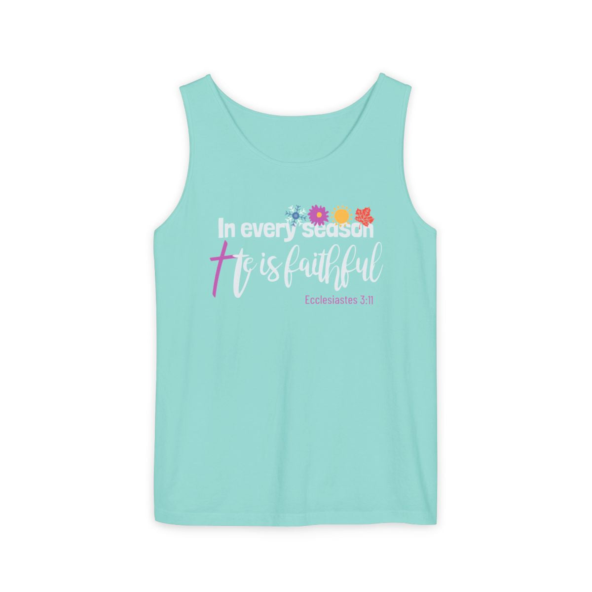 Every Season Faithful Unisex Christian Faith Tank Top