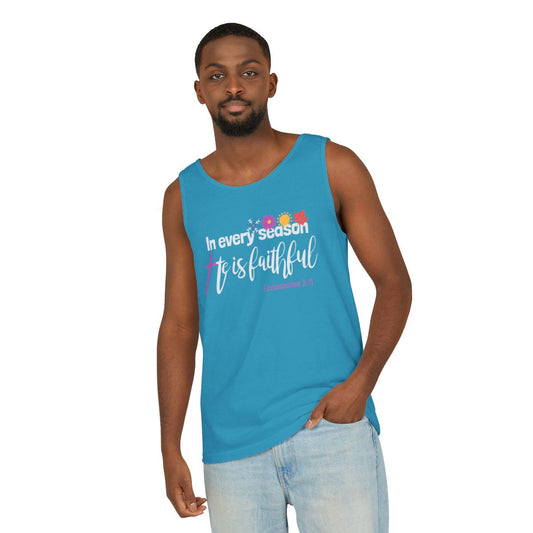 Every Season Faithful Unisex Christian Faith Tank Top