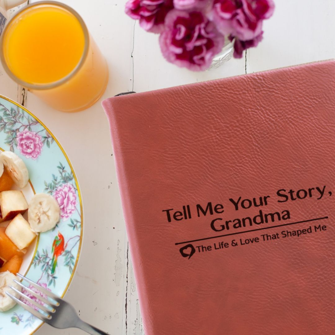 Tell Me Your Story, Grandma Personalized Legacy Journal Gift