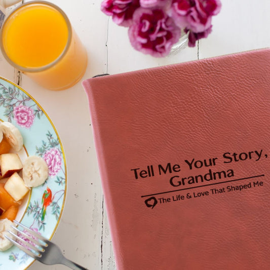 Tell Me Your Story, Grandma Personalized Legacy Journal Gift