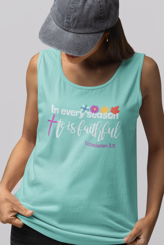Every Season Faithful Unisex Christian Faith Tank Top