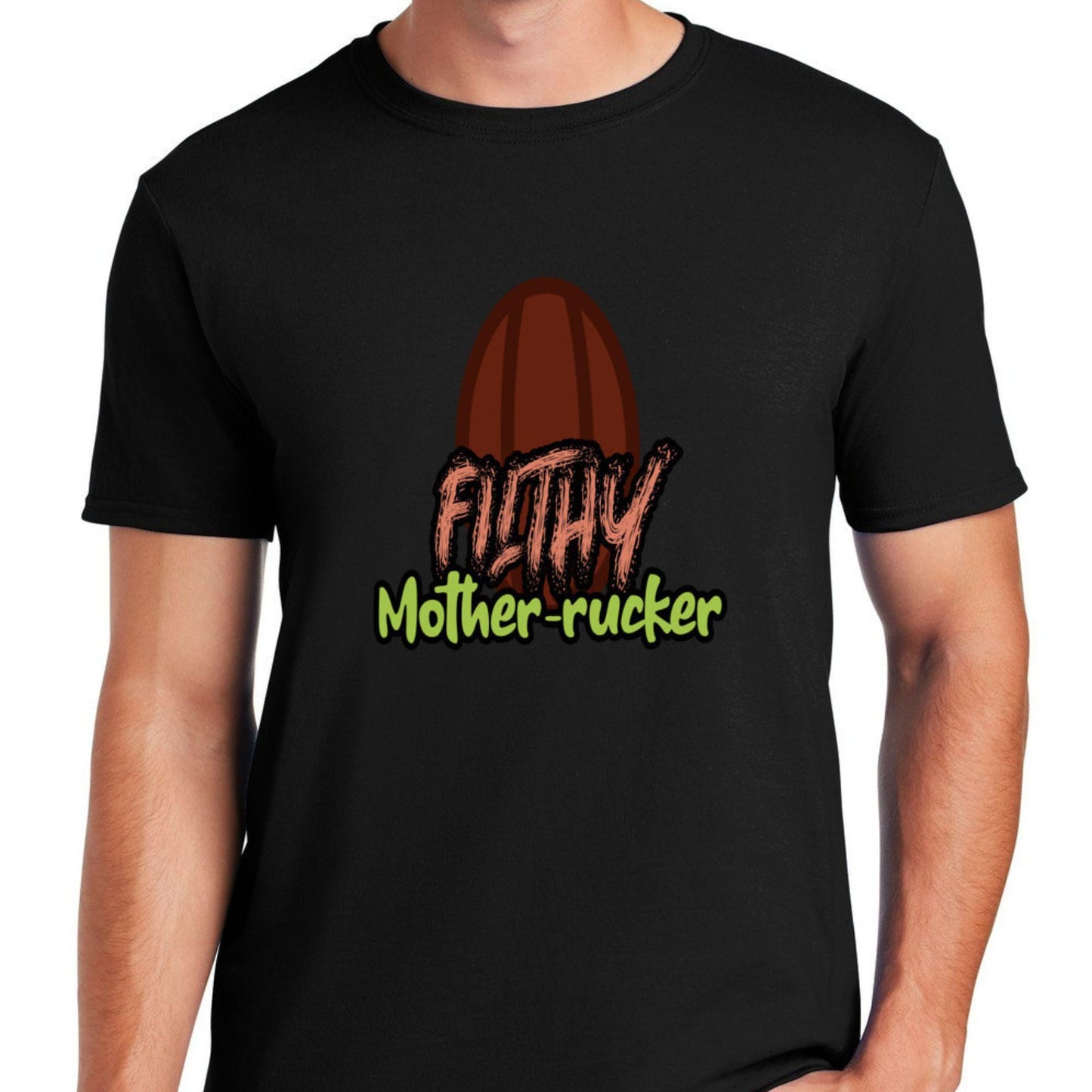 Filthy Mother-rucker Snake Funny Rugby T-shirt Unisex