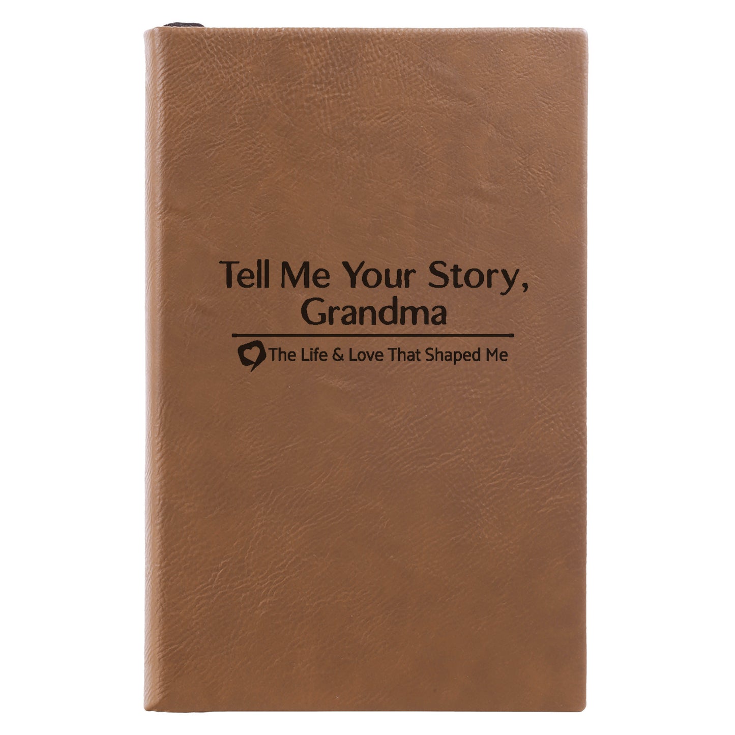 Tell Me Your Story, Grandma Personalized Legacy Journal Gift
