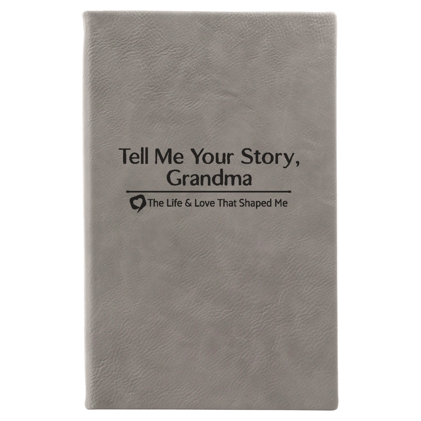 Tell Me Your Story, Grandma Personalized Legacy Journal Gift