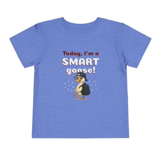 Cute Smart Goose Shirt – Back to School Tee for Toddlers & Youth